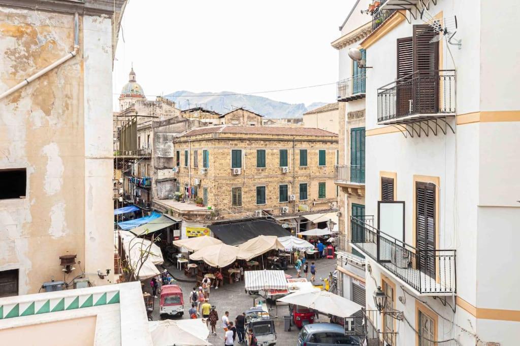 Ferienwohnung Terrazza Sul Mercato. Your House In Ballaro Palermo Exterior foto